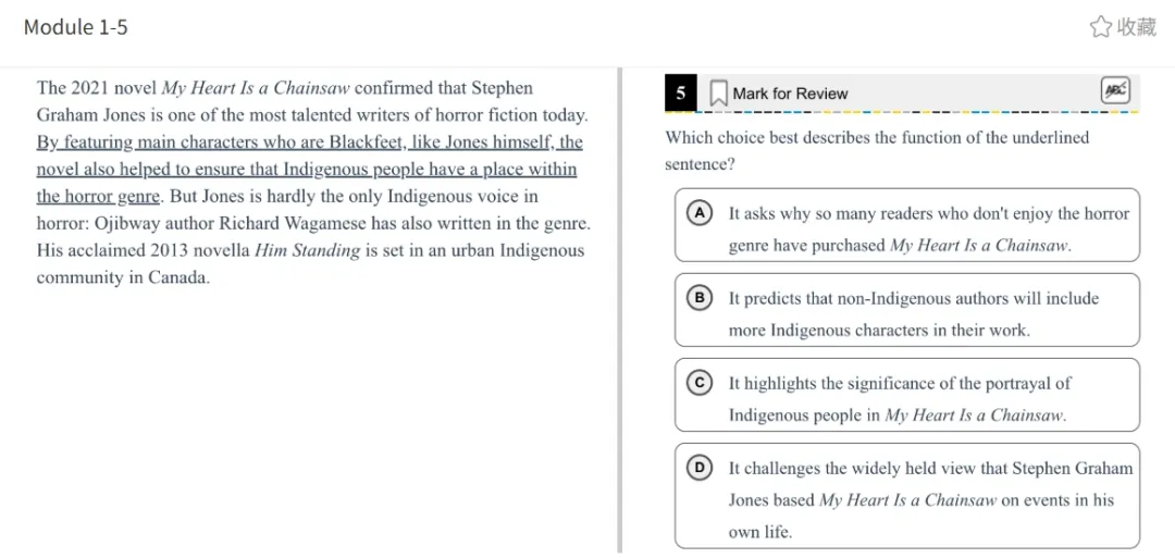 机考SAT真题解析—第十三套 第5张