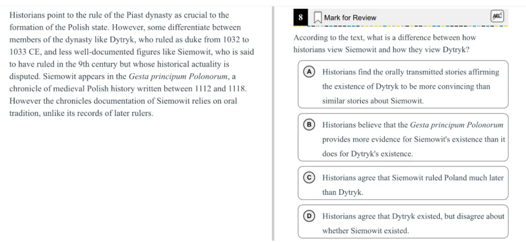 机考SAT真题解析—第十三套 第8张