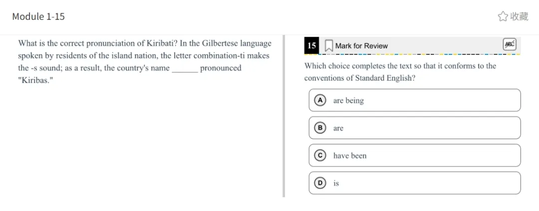 机考SAT真题解析—第十三套 第16张