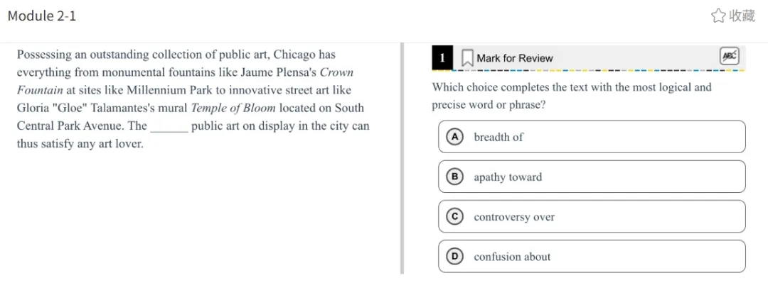机考SAT真题解析—第十三套 第30张