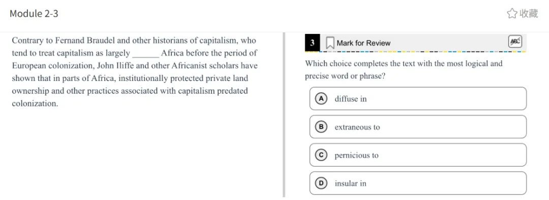 机考SAT真题解析—第十三套 第32张