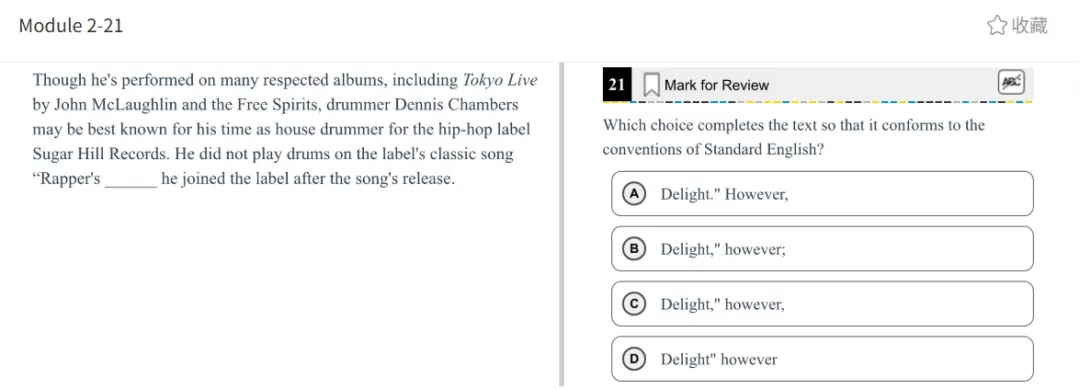 机考SAT真题解析—第十三套 第52张