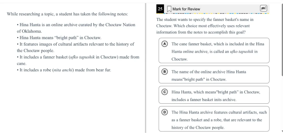 机考SAT真题解析—第十三套 第56张