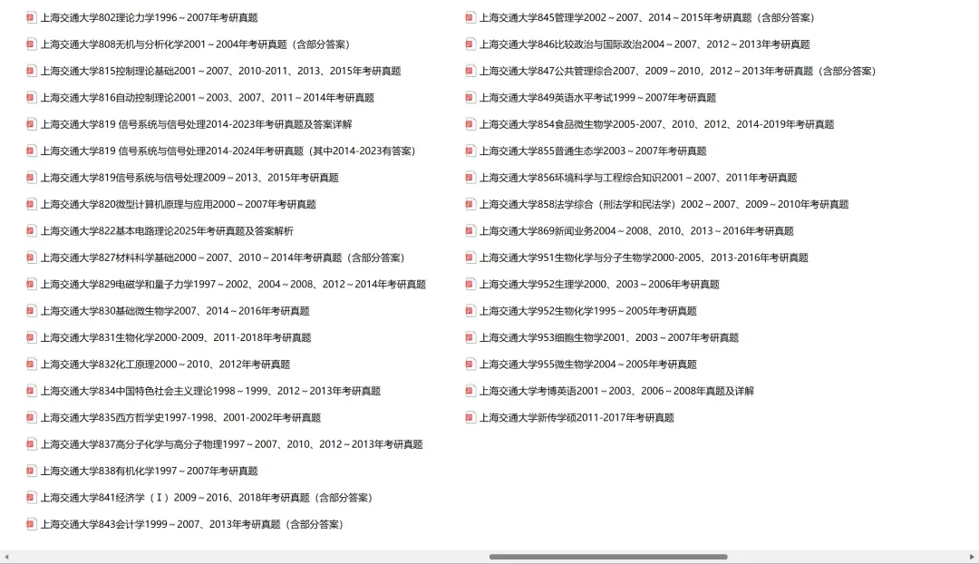 上海交通大学考研专业课历年真题汇总(含2026真题) 第3张