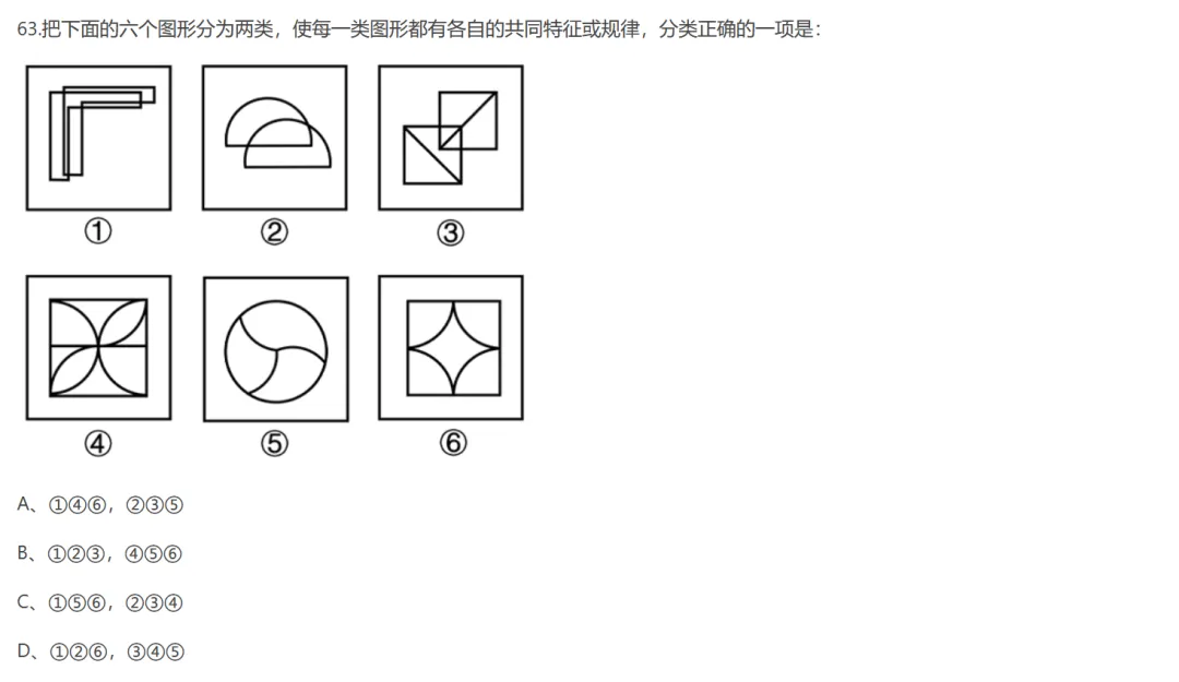 图形判断推理 | 公务员考试行测真题解答(陕西省2024_3) 第1张