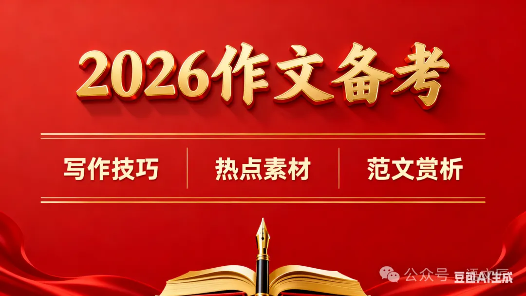 作文备考|2026最新各地联考模考优秀作文汇编 第1张