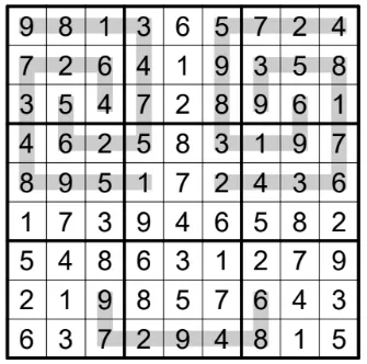 数独竞赛真题-探探数独:2026波兰数独锦标赛资格赛第7题(分值:75) 第2张