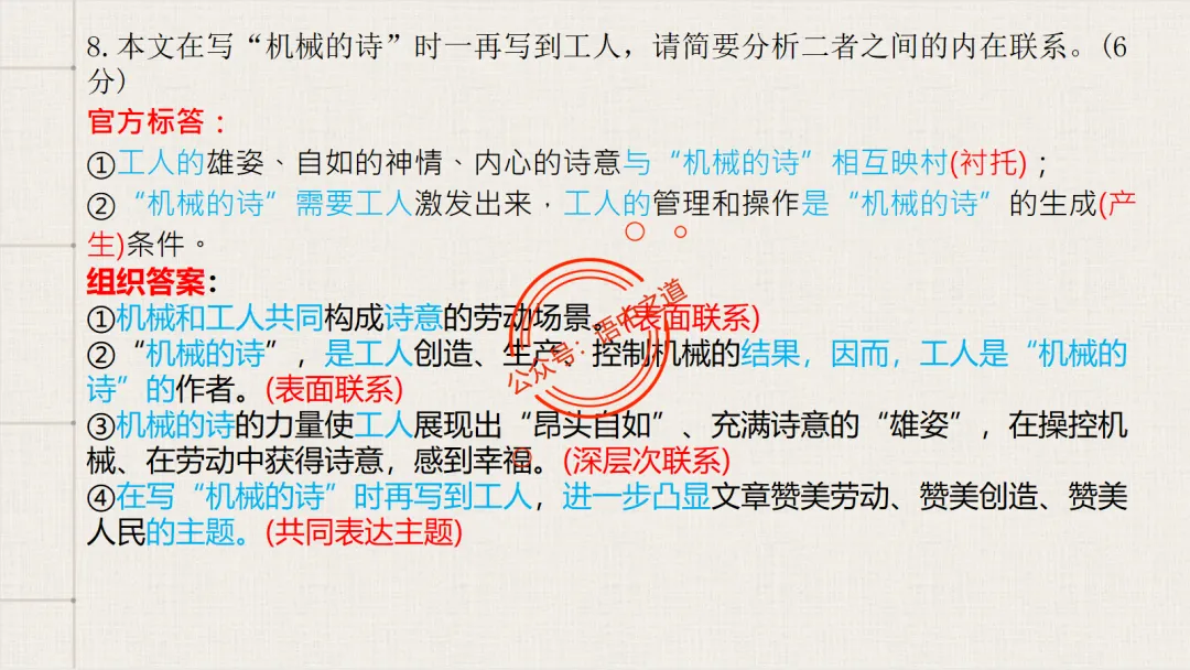 【12篇真题散文】讲透散文九大考点(结构思路+内容要点+形象语言+手法文体+标题意蕴等) 第53张