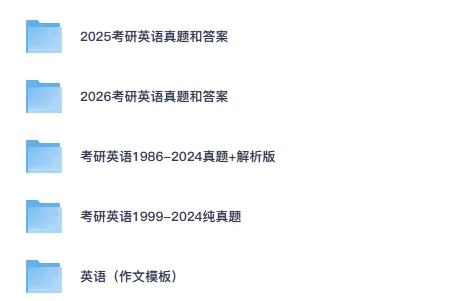 (考研英语真题)1996-2026近三十年考研英语一英语二真题及答案 第2张