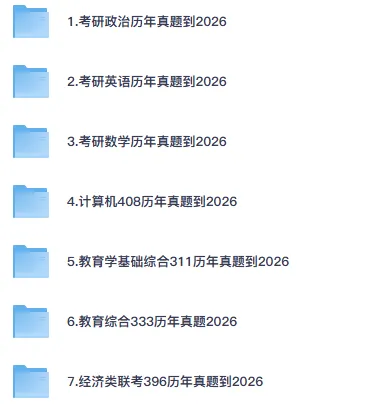 (考研英语真题)1996-2026近三十年考研英语一英语二真题及答案 第3张