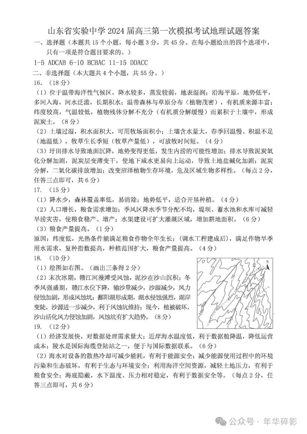 山东省实验中学2024届高三第一次模拟考试地理、思想政治试题及参考答案(无水印版) 第4张 山东省实验中学2024届高三第一次模拟考试地理、思想政治试题及参考答案(无水印版) 第4张