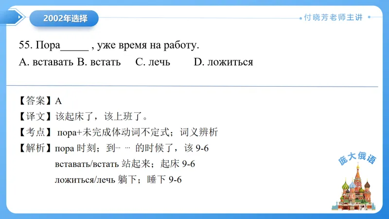 真题课件系列2002年语法选择题解析 第25张