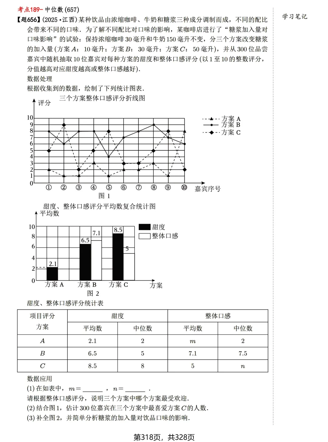 中考数学198考点真题精练——统计与概率 第18张