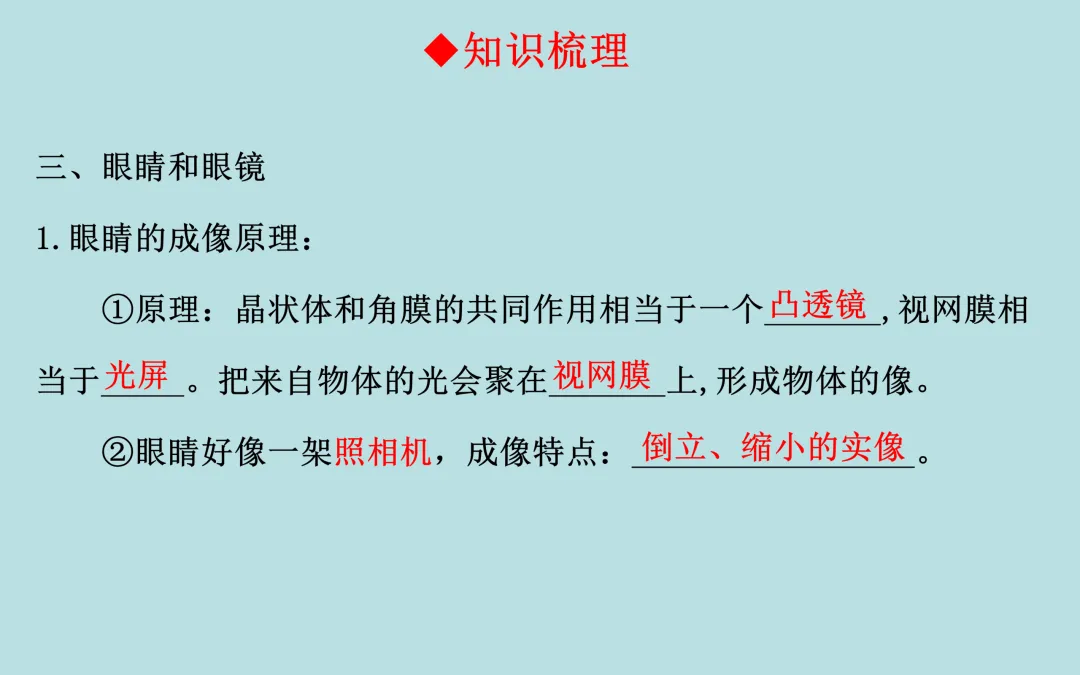 中考复习——第五章《透镜及其应用》课件分享 第9张