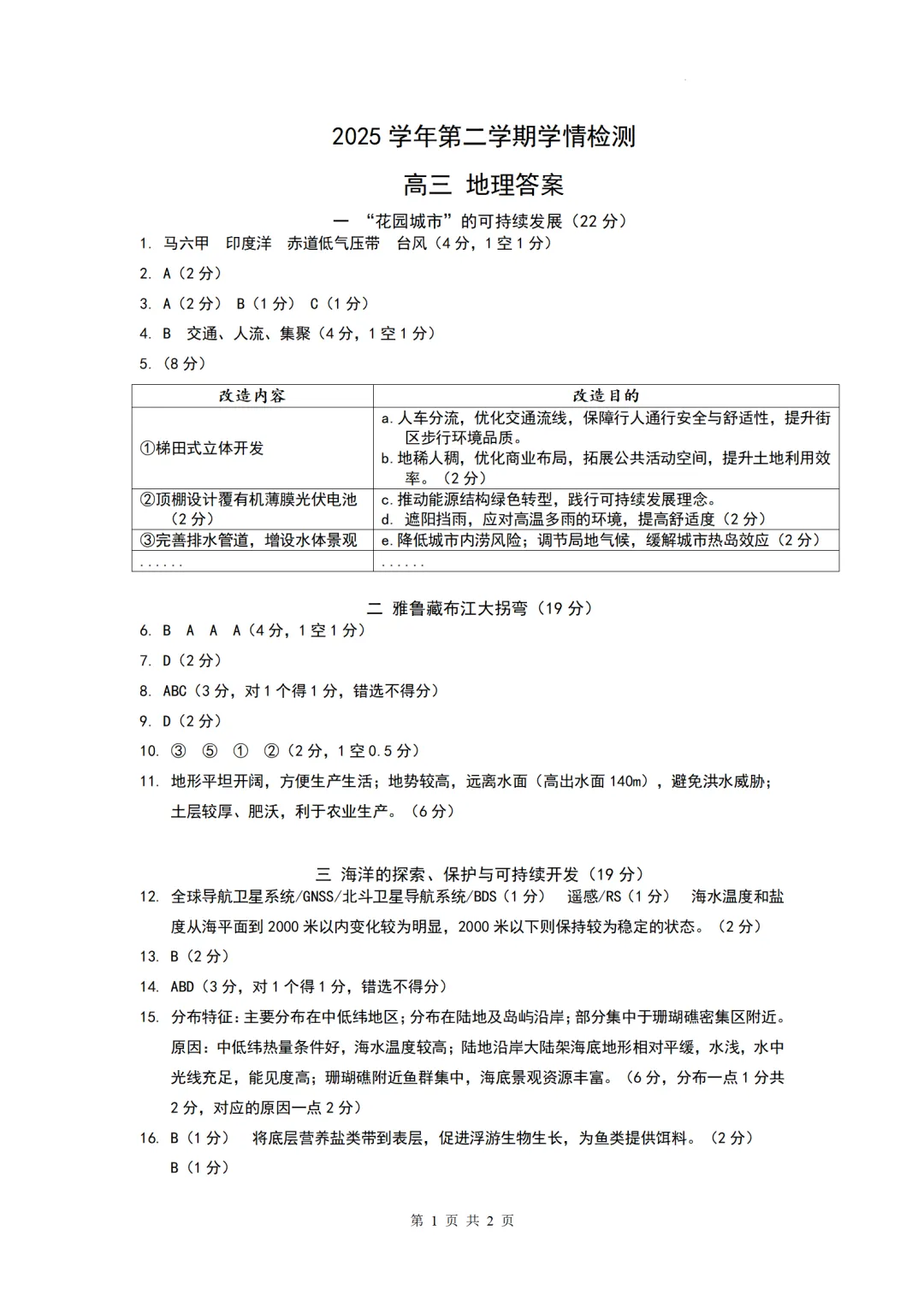 2026六校联考试卷和答案 第9张