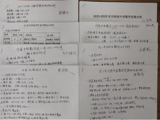 研真题·明方向·促教学--骆集乡九年一贯制学校初中部近三年河南中招试题研究与分析活动总结 第5张 研真题·明方向·促教学--骆集乡九年一贯制学校初中部近三年河南中招试题研究与分析活动总结 第5张