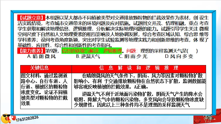二轮微专题《高考真题分类官方解析》:交通运输 第34张