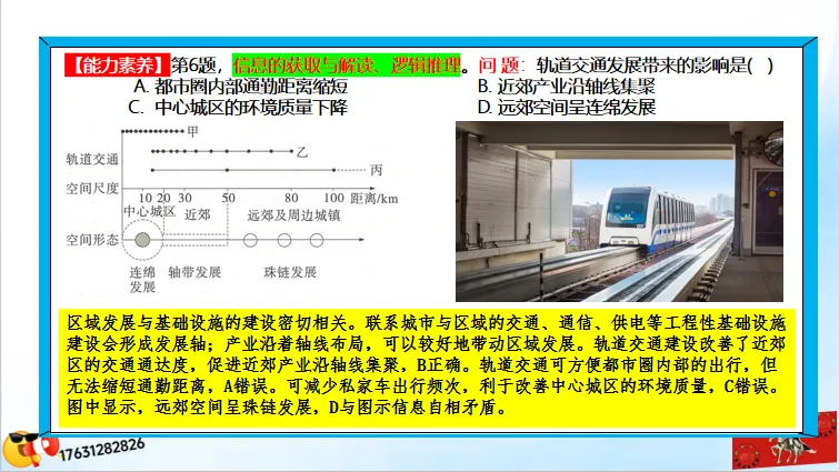 二轮微专题《高考真题分类官方解析》:交通运输 第39张