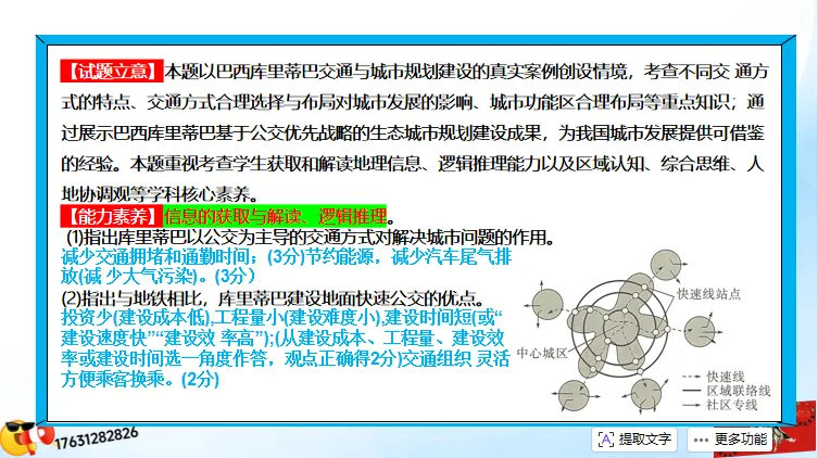 二轮微专题《高考真题分类官方解析》:交通运输 第75张