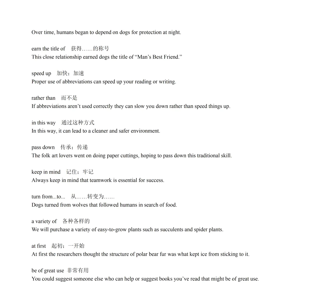 【中考英语】2025 年上海 16 区中考英语二模易错题&高频词汇词组:Section B 第19张