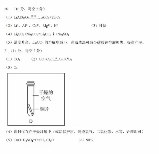 2026年中考模拟考试化学试题6 第10张