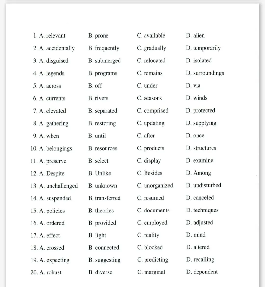 每日一道考研英语真题|2025 年考研英语一完形填空详细拆解分析 第2张