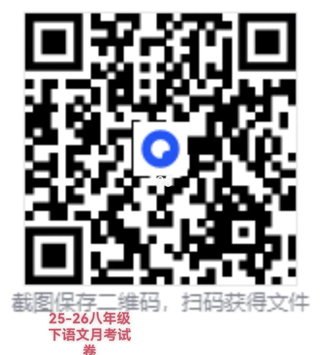25-26八年级下语文月考试卷 第5张