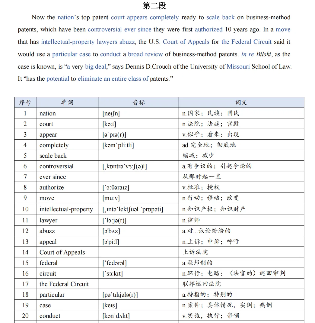 颉斌斌笔记《2005-2025年阅读真题词汇》 第3张