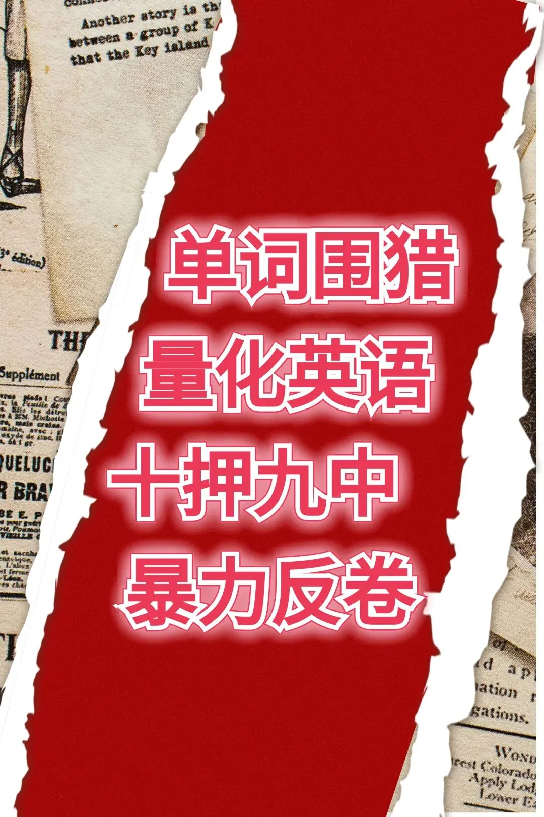 《2026年夏季高考(全国一卷)英语试卷 预测单词本(押词本)》出炉 第13张