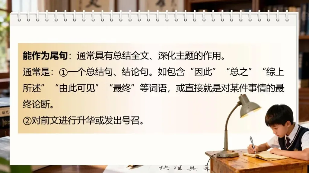 【中考专题复习】专题五《句子的衔接与排序》课件(考点解读+复习攻略) 第27张