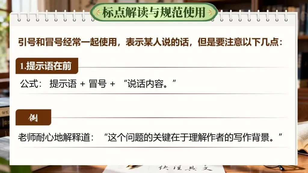 【中考专题复习】专题三《标点符号》课件(考点解读+复习攻略) 第25张 【中考专题复习】专题三《标点符号》课件(考点解读+复习攻略) 第25张