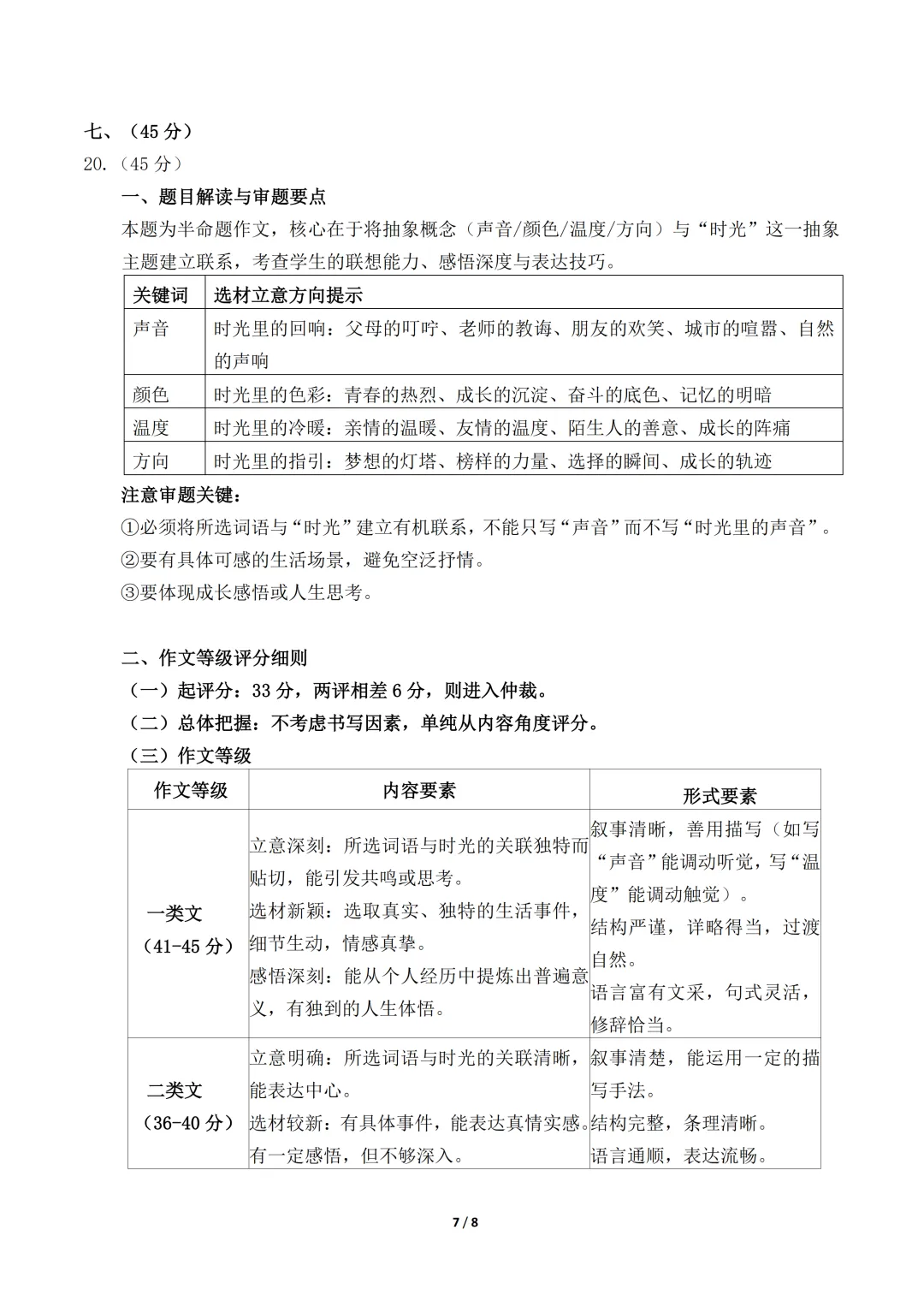 【真题分享】深圳初三48校联考龙岗一模语文全科真题试卷分享(含答案) 第16张