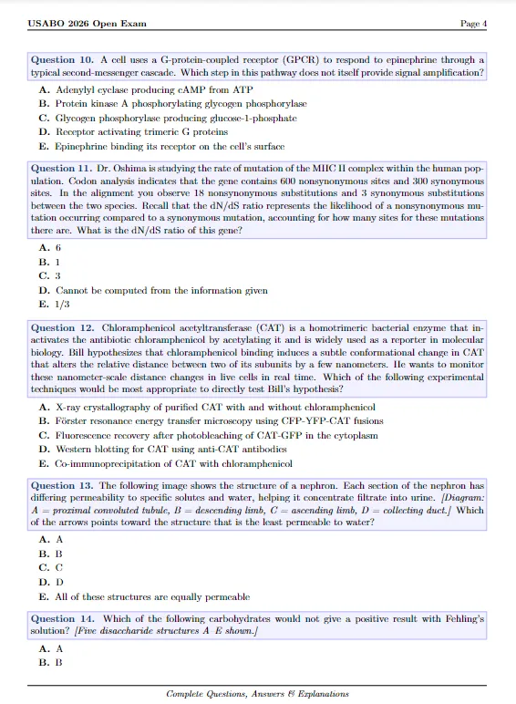2026USABO真题及答案解析|完整版可下载领取~ 第5张 2026USABO真题及答案解析|完整版可下载领取~ 第5张