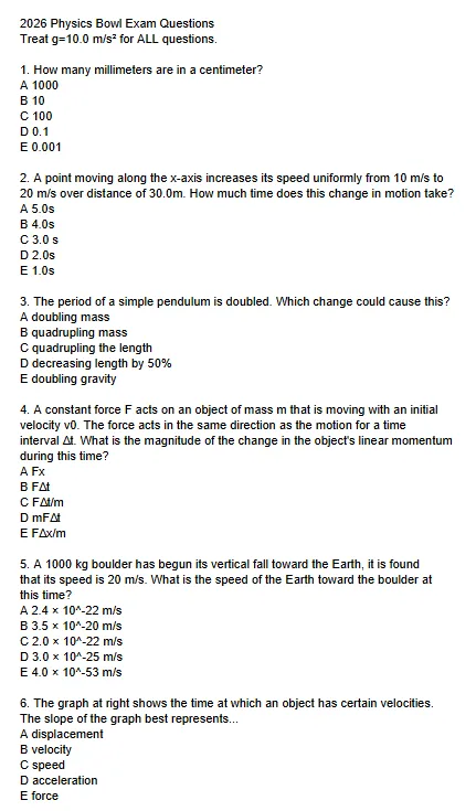 2026年物理碗竞赛真题及答案解析!物理碗竞赛考后规划怎么做? 第2张 2026年物理碗竞赛真题及答案解析!物理碗竞赛考后规划怎么做? 第2张