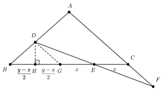 【自招真题】上海中学:一道等腰三角形相关的几何计算题 第1张