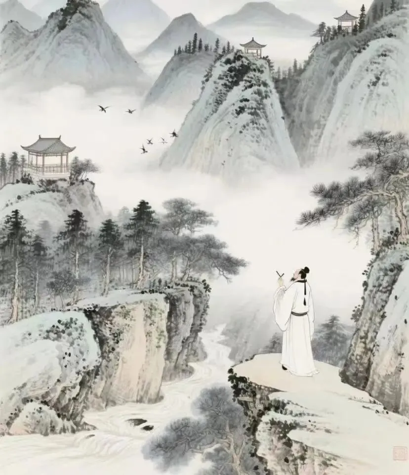 2025北京初三一模真题范文|《与李白同游天门山 》 第1张