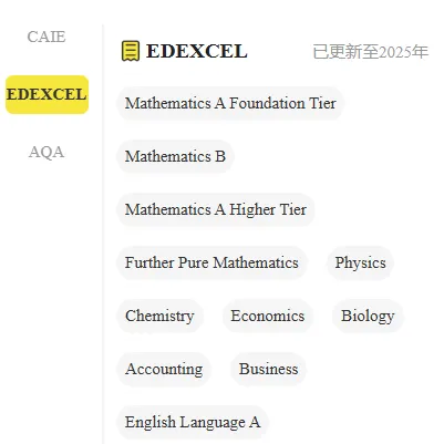 最新版IGCSE历年真题(CIE/Edexcel/AQA全覆盖),高清可打印~ 第3张
