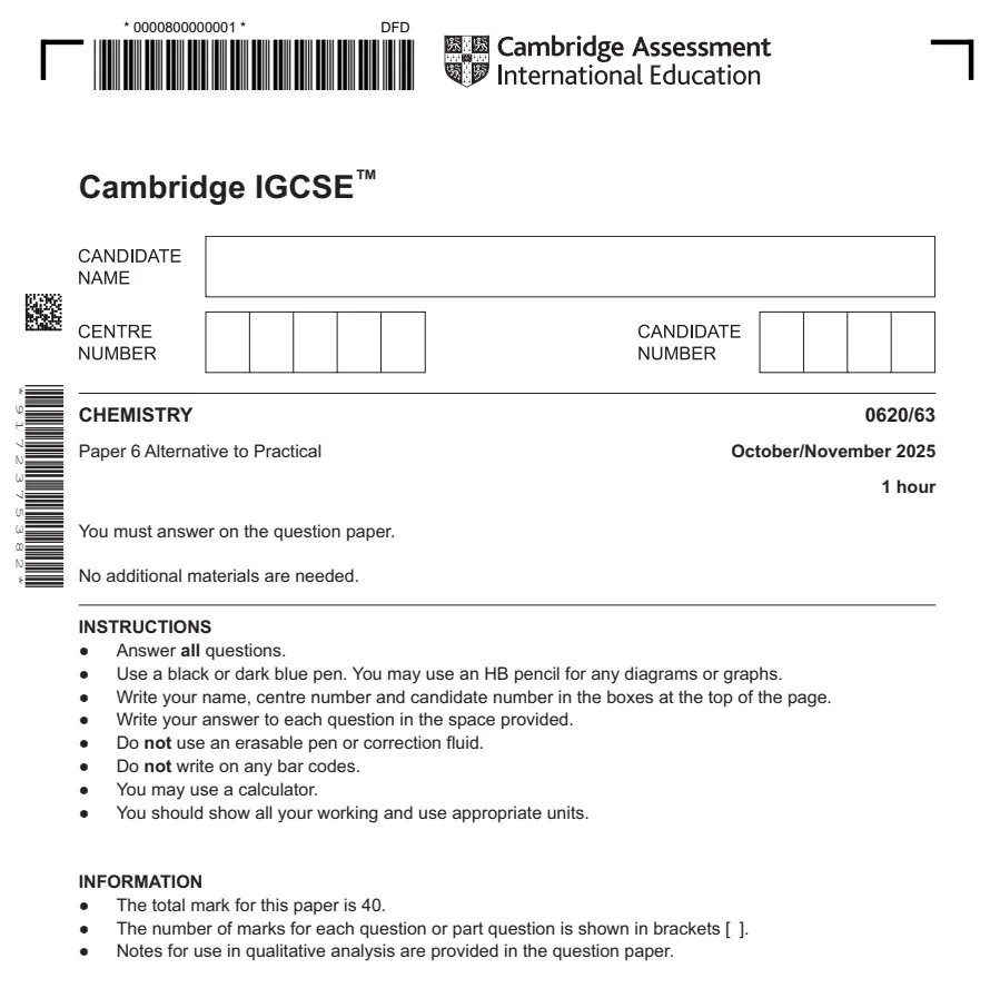 最新版IGCSE历年真题(CIE/Edexcel/AQA全覆盖),高清可打印~ 第25张