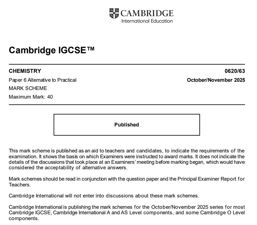 最新版IGCSE历年真题(CIE/Edexcel/AQA全覆盖),高清可打印~ 第27张
