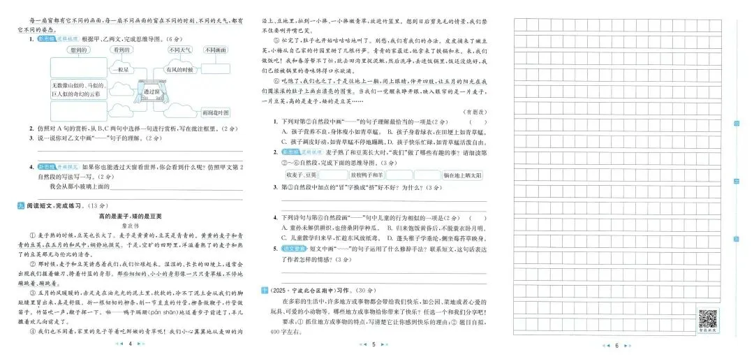 《亮点给力大试卷》小学语文1-6年级下册,检验学习效果! 第7张