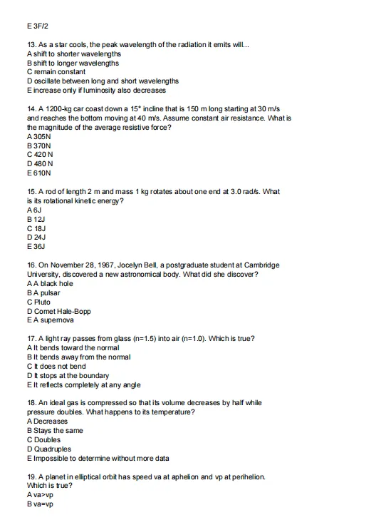 犀牛独家资料|2026年物理碗竞赛真题+完整解析!物理碗考多少分可以获奖? 第6张