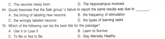考博英语真题:2011-66~70(阅读理解) 第3张 考博英语真题:2011-66~70(阅读理解) 第3张