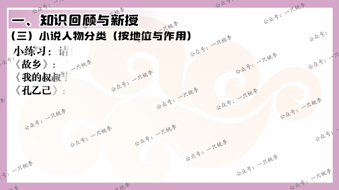 中考复习 | 中考语文小说阅读理解专题五:人物形象 第38张 中考复习 | 中考语文小说阅读理解专题五:人物形象 第38张