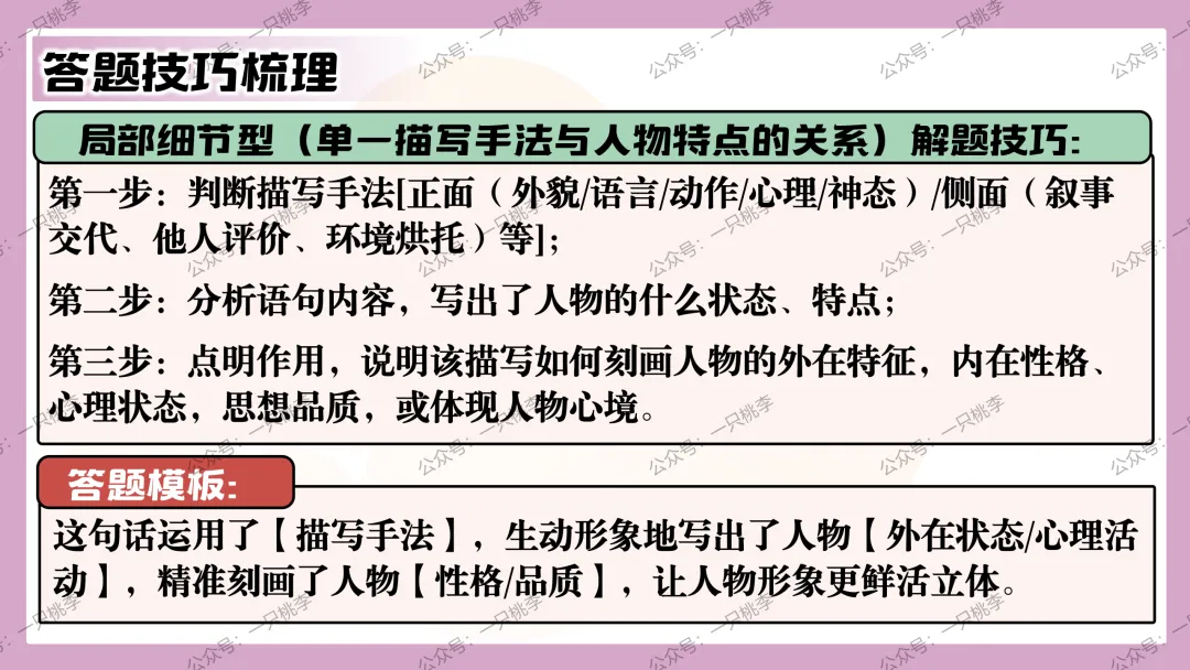 中考复习 | 中考语文小说阅读理解专题五:人物形象 第48张 中考复习 | 中考语文小说阅读理解专题五:人物形象 第48张