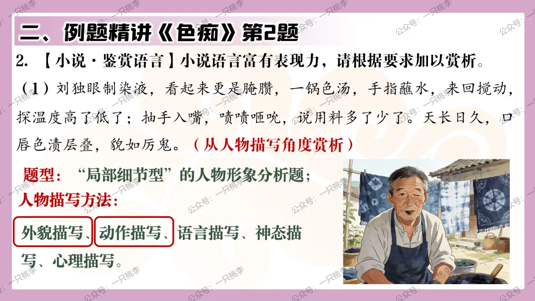 中考复习 | 中考语文小说阅读理解专题五:人物形象 第52张 中考复习 | 中考语文小说阅读理解专题五:人物形象 第52张