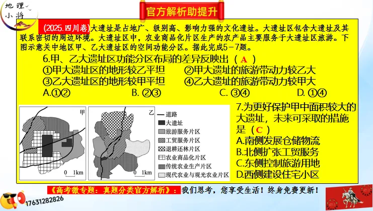 微专题《高考真题分类官方解析》:服务业 第22张 微专题《高考真题分类官方解析》:服务业 第22张