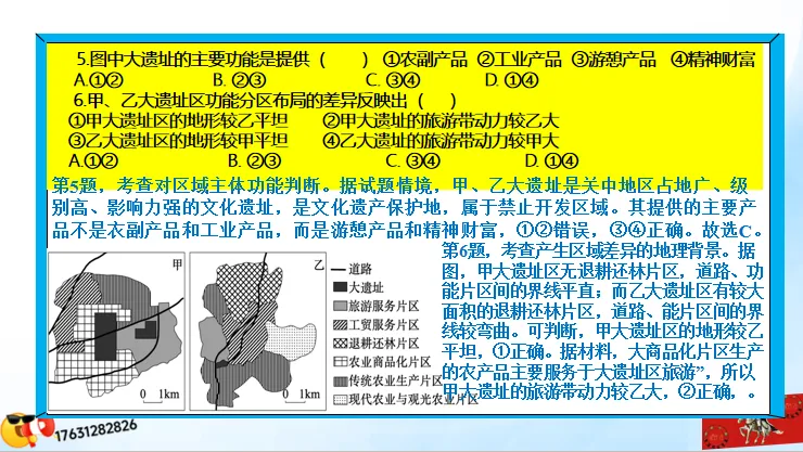 微专题《高考真题分类官方解析》:服务业 第24张 微专题《高考真题分类官方解析》:服务业 第24张