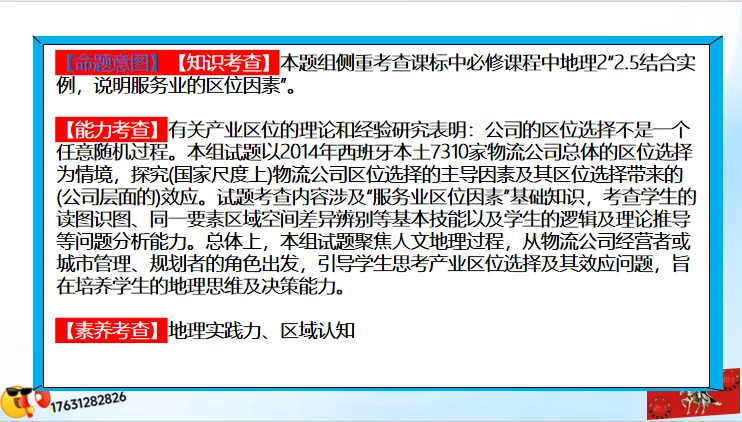 微专题《高考真题分类官方解析》:服务业 第34张 微专题《高考真题分类官方解析》:服务业 第34张