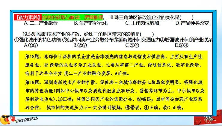 微专题《高考真题分类官方解析》:服务业 第53张 微专题《高考真题分类官方解析》:服务业 第53张