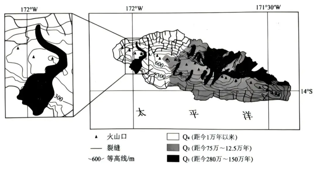 高考真题中的“描述地貌形成过程”综合题 第6张